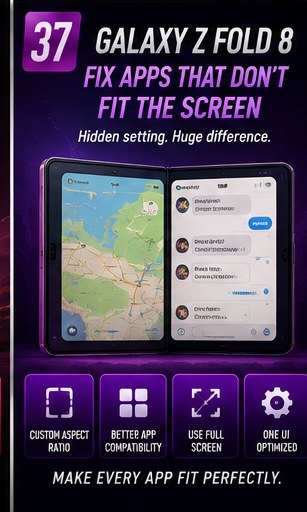 Galaxy Z Fold 8 hides a useful fix for badly scaled Android apps