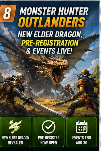 Monster Hunter Outlanders ends Gamescom weekend with new beta content active