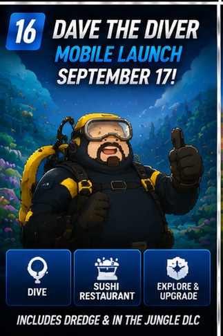 Dave the Diver's September 17 mobile launch looks increasingly like a full premium conversion