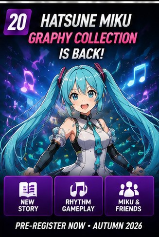 Hatsune Miku Graphy Collection returns after six years with a new mobile pre-registration campaign