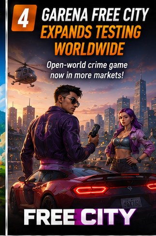 Garena Free City expands testing as the Free Fire publisher takes aim at open-world crime games