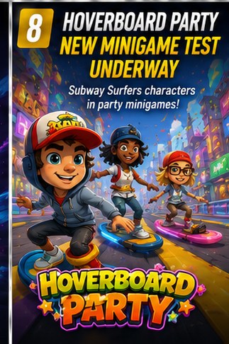 Hoverboard Party turns the Subway Surfers universe into a multiplayer minigame experiment