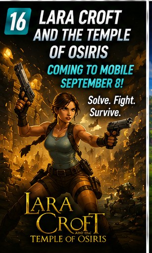 Lara Croft and the Temple of Osiris heads to mobile on September 8