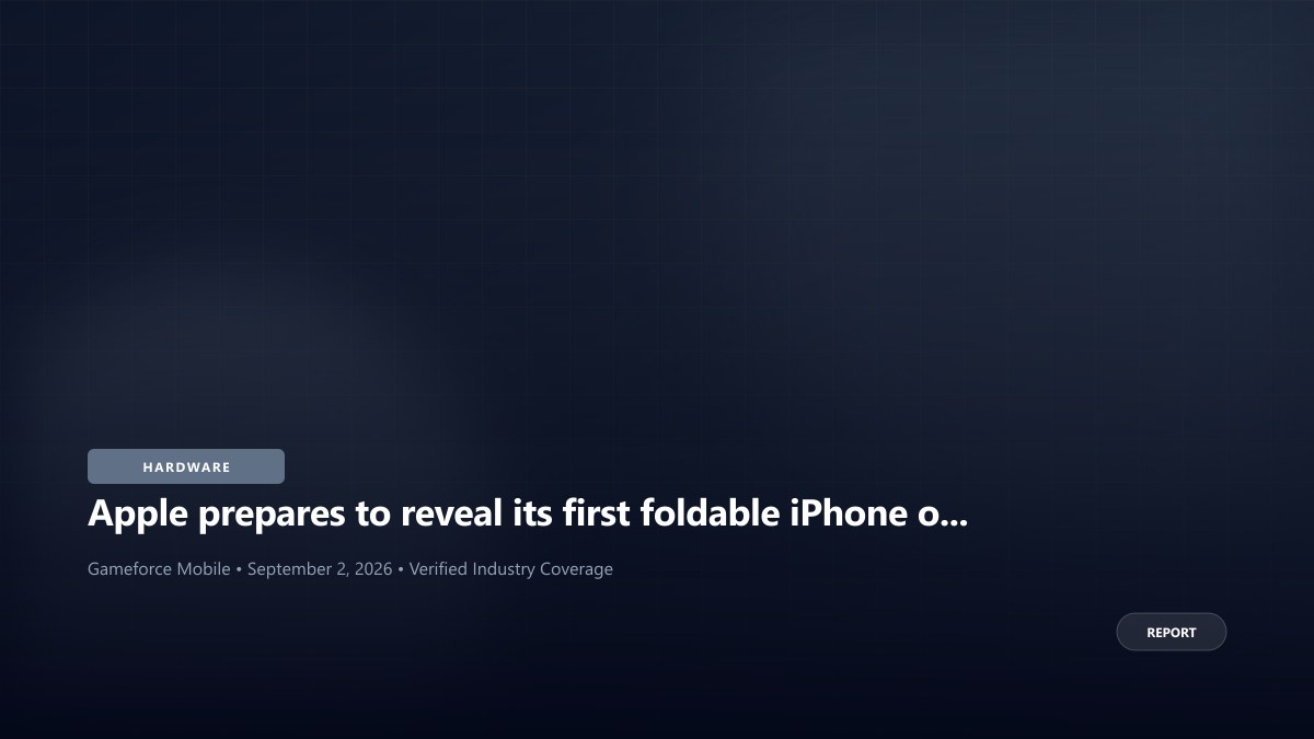 Apple prepares to reveal its first foldable iPhone on September 9