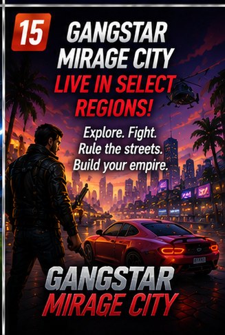 Gangstar Mirage City remains one of mobile's biggest active regional launches