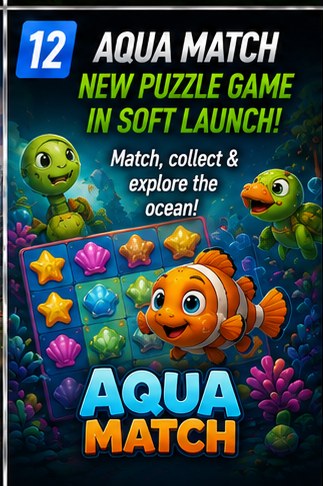 Playrix's Aqua Match remains active across 12 soft-launch markets