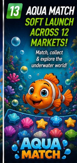 Aqua Match extends Playrix's match-three laboratory