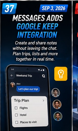 Google Messages adds collaborative Keep notes directly inside conversations
