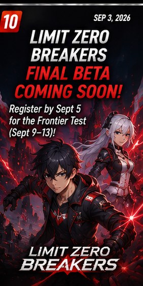 Limit Zero Breakers approaches final registration days for September Frontier Test