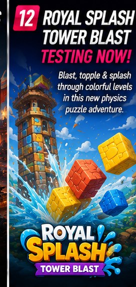 Royal Splash: Tower Blast gives Moon Active another puzzle experiment