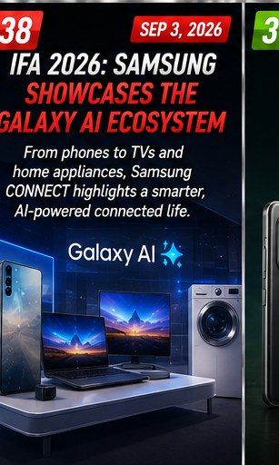 Samsung turns IFA 2026 into a showcase for Galaxy AI across devices