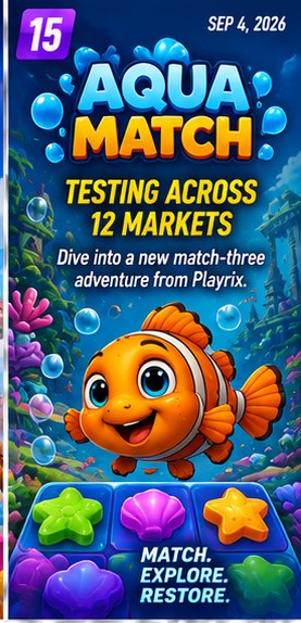 Aqua Match takes Playrix's match-three expertise underwater