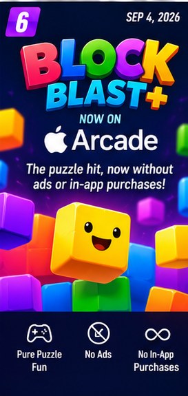 Block Blast+ arrives on Apple Arcade without ads or in-app purchases