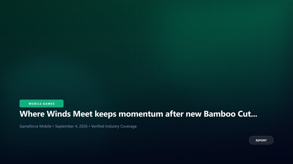 Where Winds Meet keeps momentum after new Bamboo Cut martial art arrives