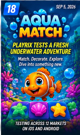 Aqua Match extends Playrix's enormous match-three laboratory