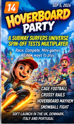 Hoverboard Party turns Subway Surfers into a multiplayer party-game experiment