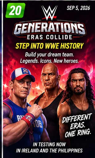 WWE Generations tests whether decades of wrestling history can sustain a mobile RPG