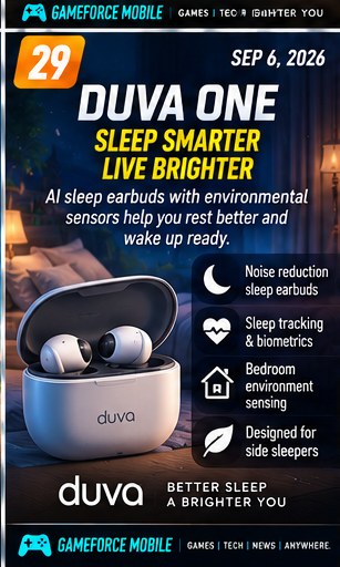 Duva One combines sleep earbuds with bedroom environmental sensing