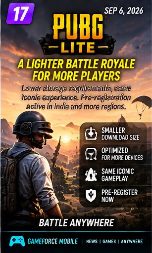 PUBG's lighter mobile strategy keeps targeting lower-storage devices