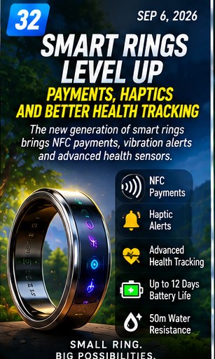 Smart rings become more useful as payments and haptics enter the category