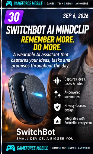SwitchBot AI MindClip joins the growing wave of wearable memory assistants