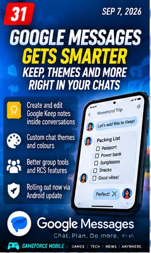 Google Messages adds Keep collaboration directly inside conversations