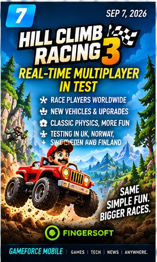Hill Climb Racing 3 tests real-time multiplayer across northern Europe
