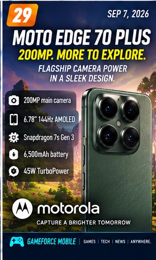 Motorola Edge 70 Plus pushes a 200MP camera into the company's IFA lineup