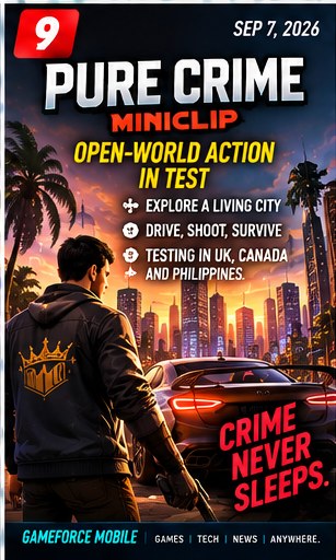 Pure Crime gives Miniclip another shot at mobile open-world action