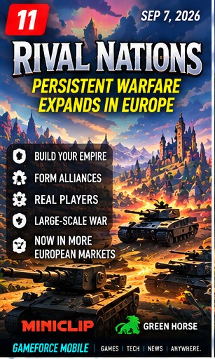 Rival Nations expands persistent-war testing across Europe