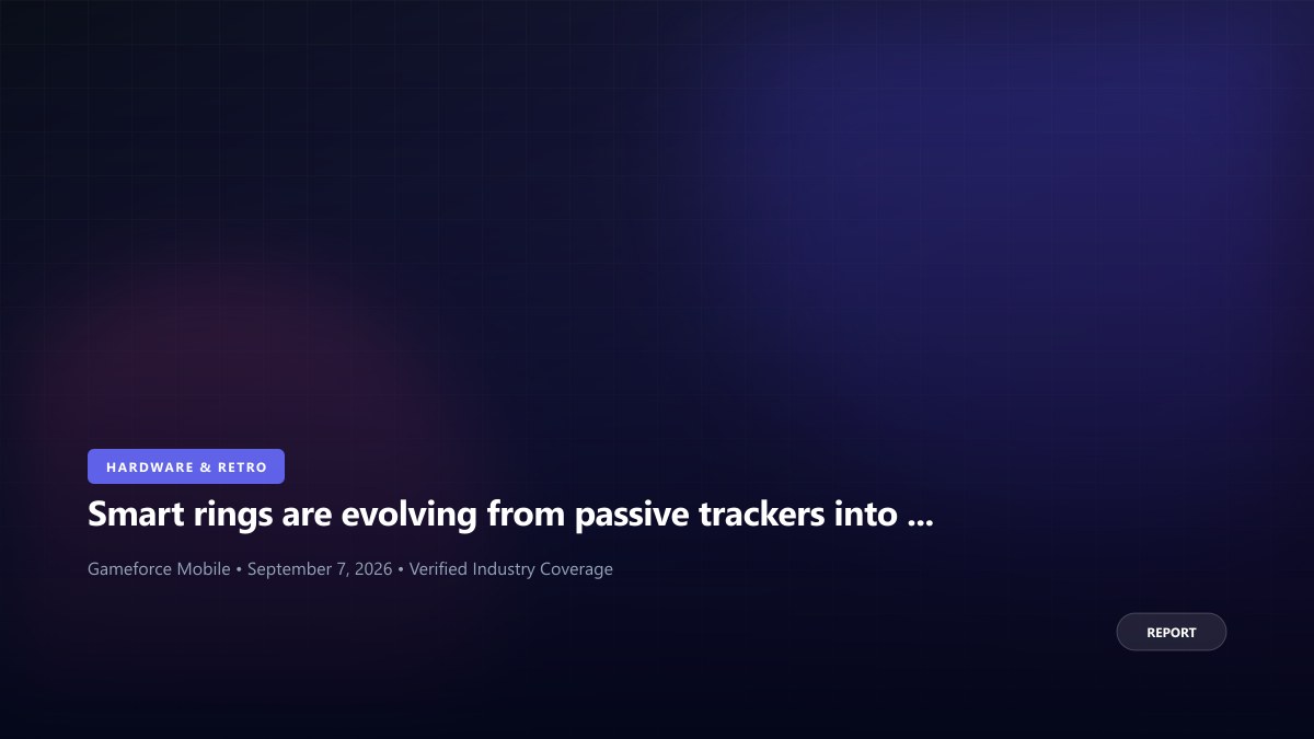 Smart rings are evolving from passive trackers into everyday devices