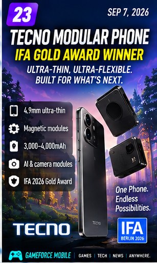TECNO wins IFA gold for its ultra-thin modular smartphone