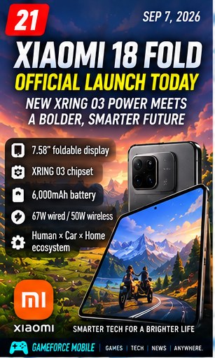 Xiaomi 18 Fold reaches its September 7 launch day
