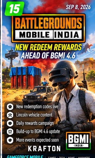 BGMI 4.6 campaign adds fresh September rewards ahead of the update