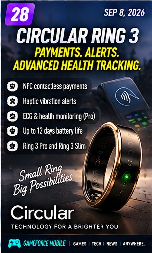 Circular Ring 3 brings NFC payments and vibration to the smart-ring format