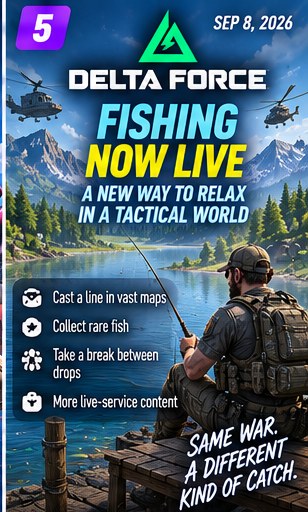 Delta Force adds fishing to its tactical extraction world