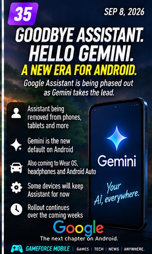 Google Assistant shutdown continues as Gemini takes over Android