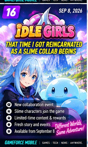 Idle Girls begins That Time I Got Reincarnated as a Slime collaboration