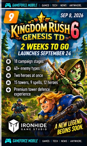 Kingdom Rush 6: Genesis TD enters the final two-week countdown