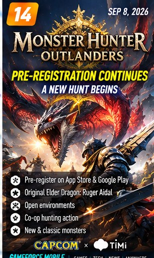 Monster Hunter Outlanders keeps pre-registration open after Gamescom reveal