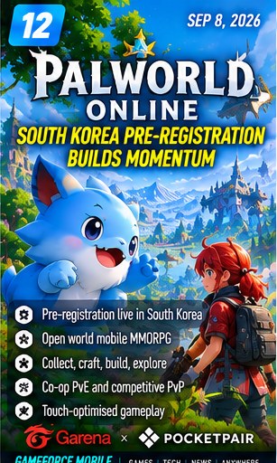 Palworld Online continues South Korean pre-registration push