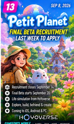 Petit Planet Final Beta recruitment moves into its last week