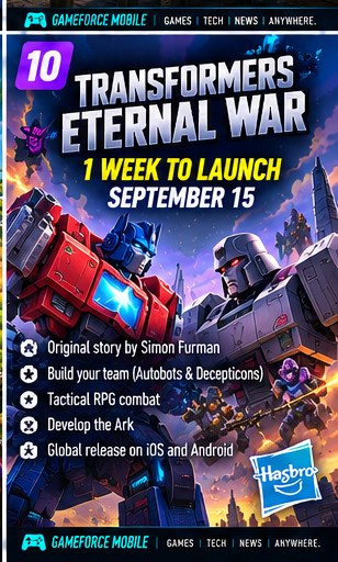 Transformers: Eternal War moves within one week of global mobile launch