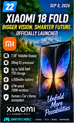 Xiaomi 18 Fold enters the premium foldable fight with XRing O3