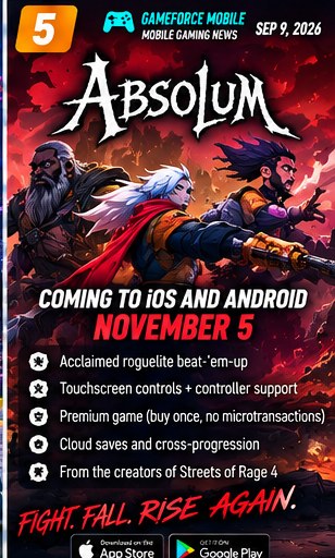 Absolum is officially coming to iOS and Android on November 5