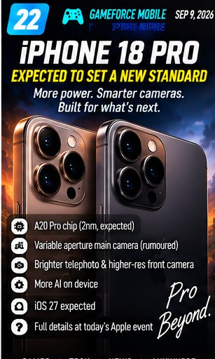 iPhone 18 Pro expected to introduce Apple's 2nm A20 Pro generation