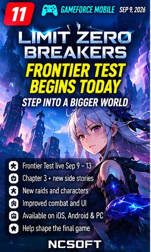 Limit Zero Breakers Frontier Test begins today