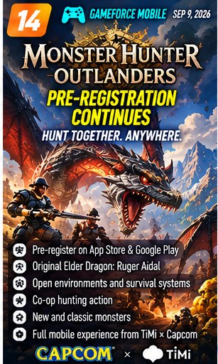 Monster Hunter Outlanders keeps mobile pre-registration momentum