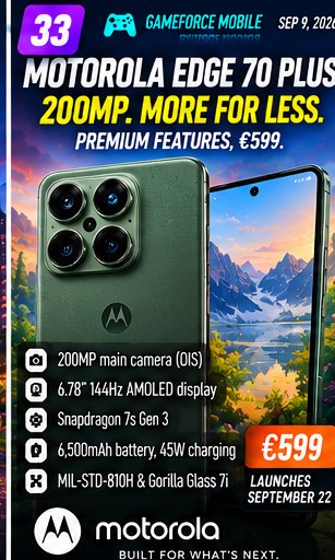 Motorola Edge 70 Plus brings 200MP photography to a €600 phone