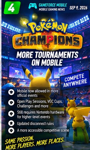 Pokémon Champions opens more local tournaments to mobile players